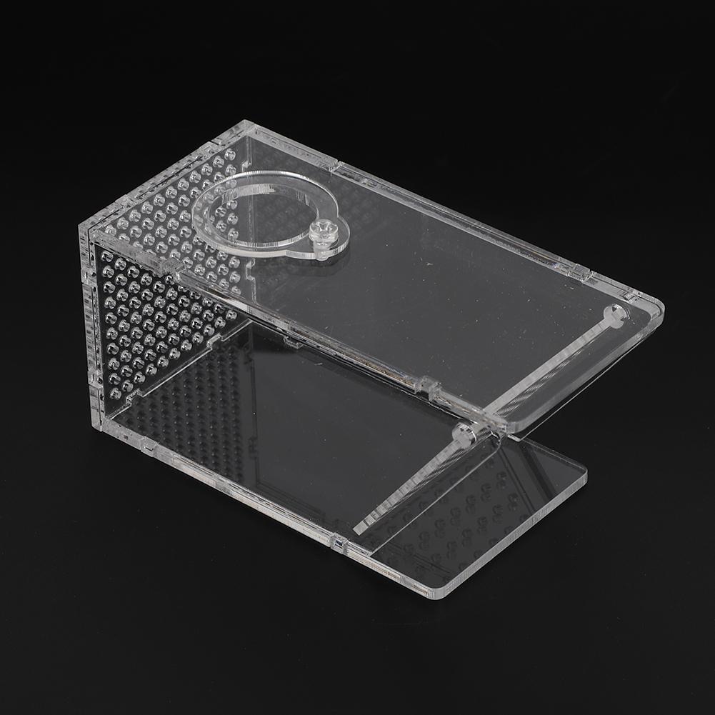 Acrylic Aquarium Fish , Non Transparent One Way Crab Trap Box with Easy to Operate Design, for Catching Crab Shrimp and Other Living Things