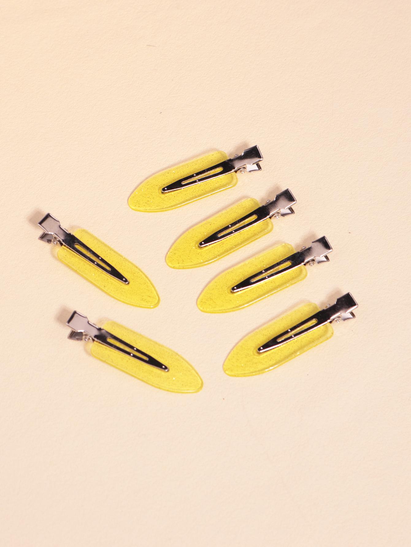 

6 шт. прозрачных женских зажимов для волос, не оставляющих заломов или изогнутых, для макияжа, умывания лица, инструменты для укладки, специальные для париков из натуральных волос