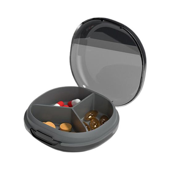 Pillendose, tragbar, rutschfest, Silikon-Schnallendesign, Pillen-Organizer für das Büro