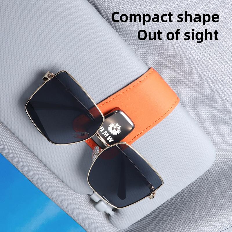 Car Sunglasses Clip Sun Visor Glasses Holder Card Ticket Holder For BMW Performance E46 E60 E90 E39 E87 E36 E92 E70 E91 X3 X5 X1 CA0