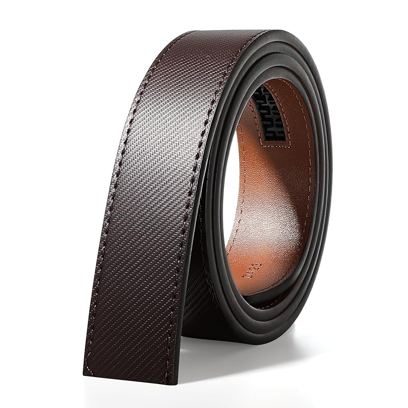 

[JASGOOD] belt men s [Comfort for replacement Obi only] Auto-lock type Width 3.5cm 130cm large size cowhide Durable size adjustable business For