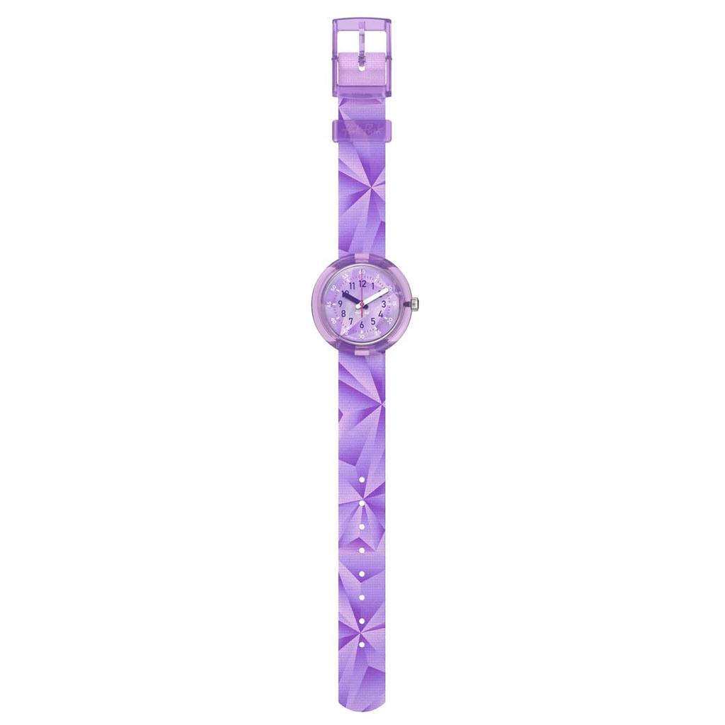Swatch Flik Flak Purple Prism Watch FPNP167 for Girls, Purple