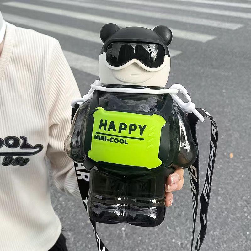 

Детский стаканчик с трубочкой Trendy Bear: Большая емкость, портативность, симпатичный дизайн 800ml