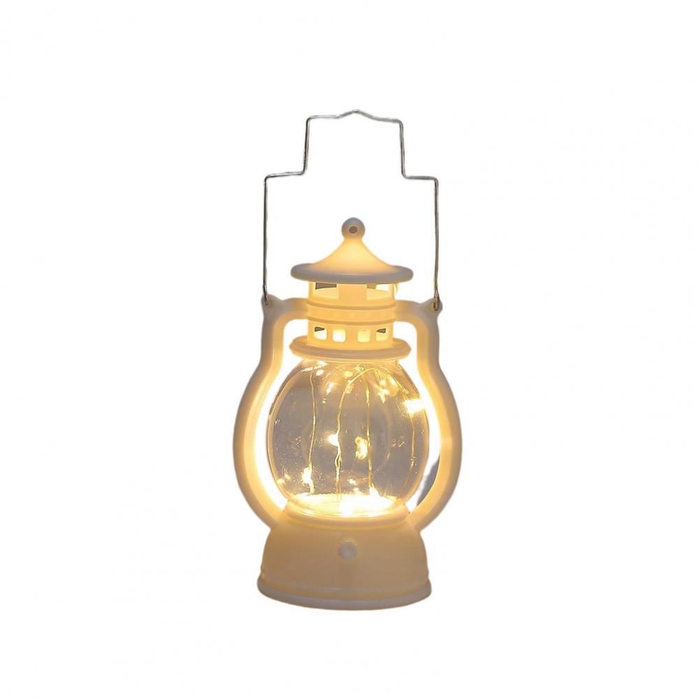 Retro Lantern LED Candle Lamp Soft Light Decorative Portable Vintage Christmas Electrical Lamp белый