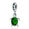 FitNew Original Bracelets 100% 925 Sterling Silver Oecan Blue Sea Turtle Starfish Mermaid Charms Beads DIY Jewelry Making