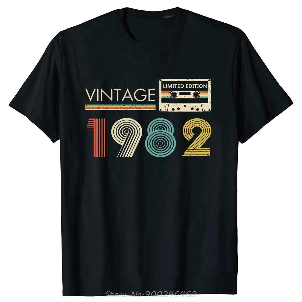 Funny Made In 1982 Limited Edition 42 Years Of Being Awesome T-shirt Summer  Tshirt Birthday Womes T Shirt