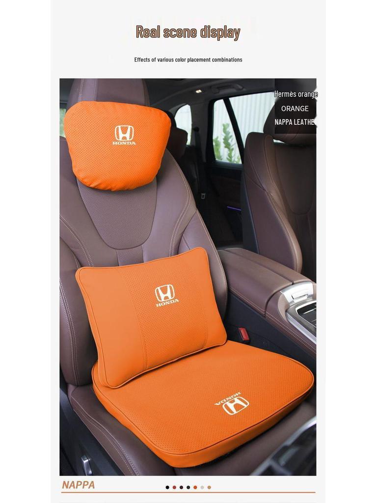 Compatible Headrest, Neck, and Lumbar Support for Honda: Avancier, Vezel, Civic, CRV, Accord, XR-V.