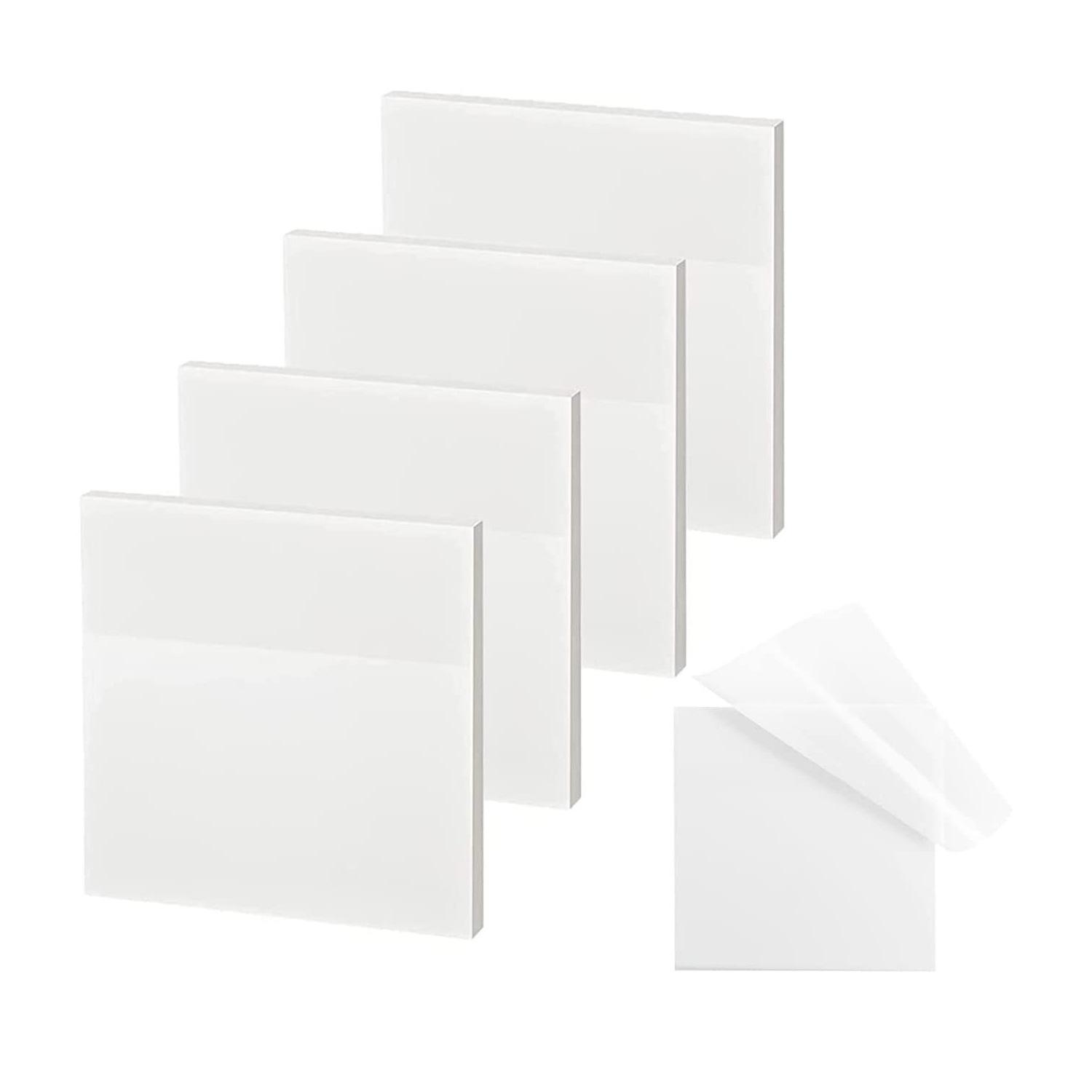 

Прозрачные липкие заметки для подготовки к экзаменам: Сильная адгезия, Межграничная аннотация, Напоминание об информации, 3x3 дюйма (7,5x7,5см) Напольные подушки