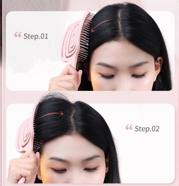 Hair Comb Elastic Massage Comb Hollow Out Hair Brush Scalp Massage Combs Hair Styling Fast Blow Drying Detangling Tool