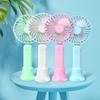Silent Mini Handheld Fan: Portable, Rechargeable, Ideal Gift for Students, Desktop Use