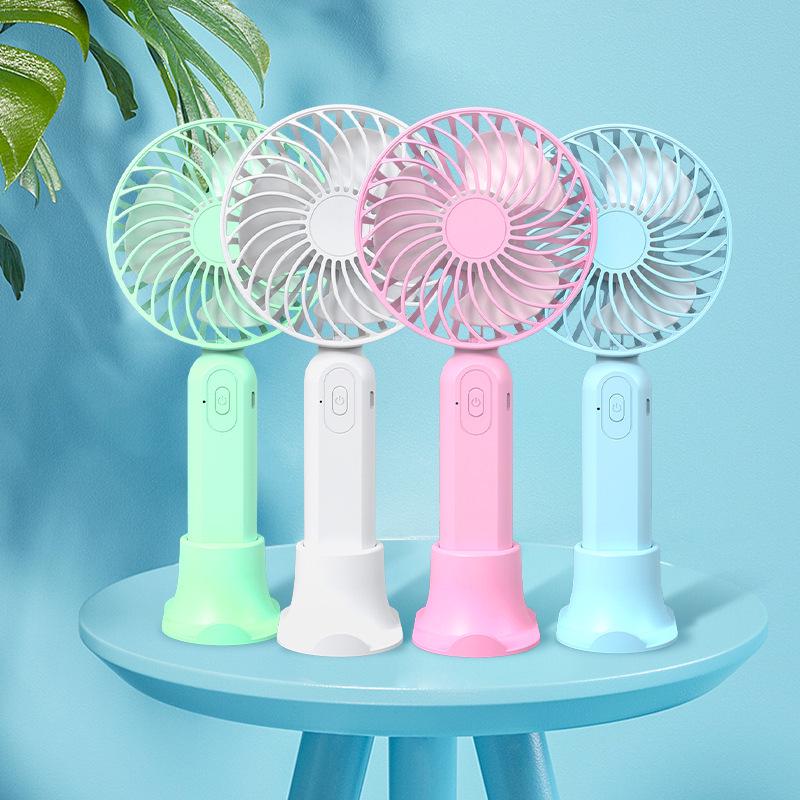 Silent Mini Handheld Fan: Portable, Rechargeable, Ideal Gift for Students, Desktop Use