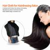 Hair Cutting Collar Salon Water Proof Hairdressing Cape for Haircut Hair Coloring Hair Washing Black