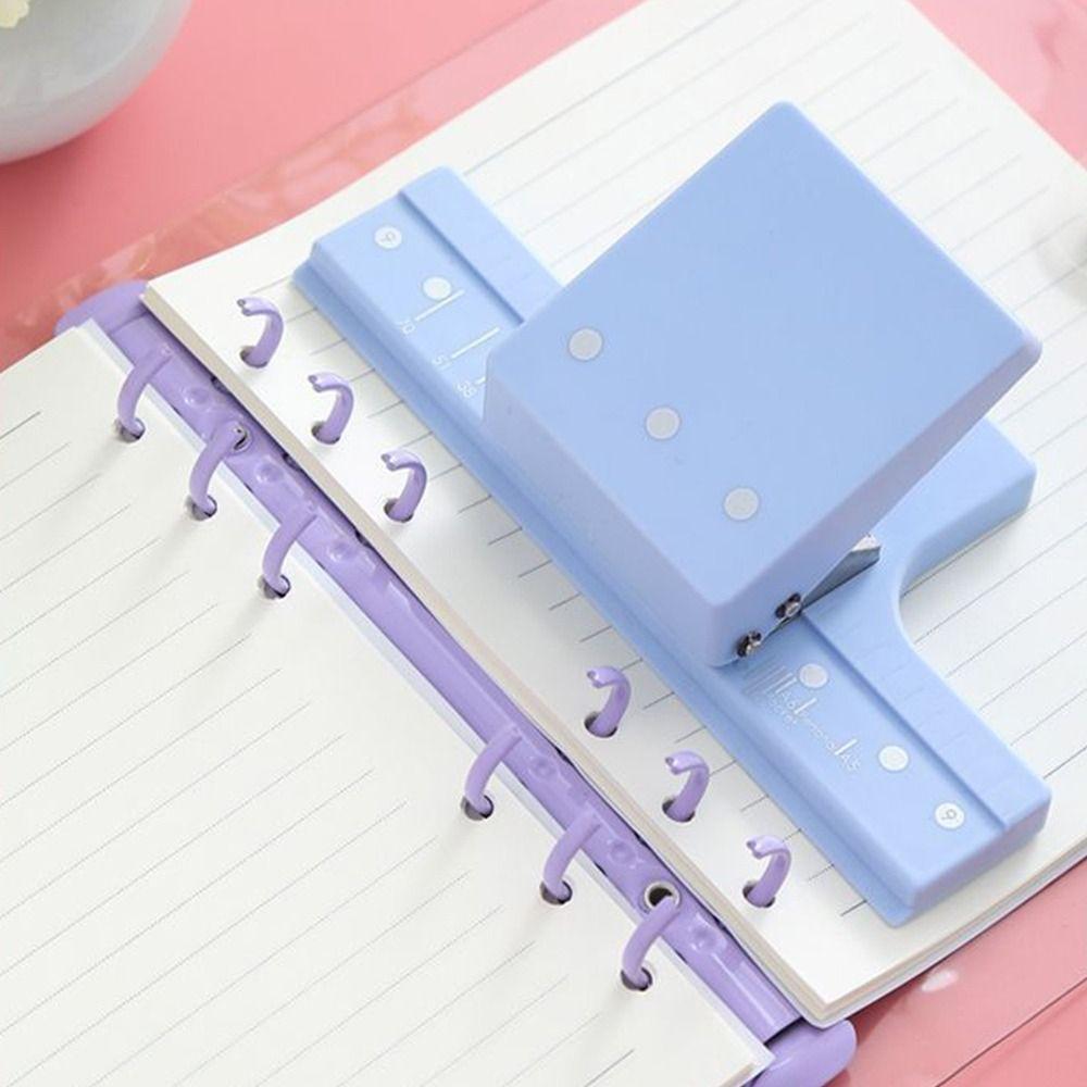 DIY Paper Hole Puncher 3 Holes Paper Binding Punch Hole Punching Machine  Book Binding