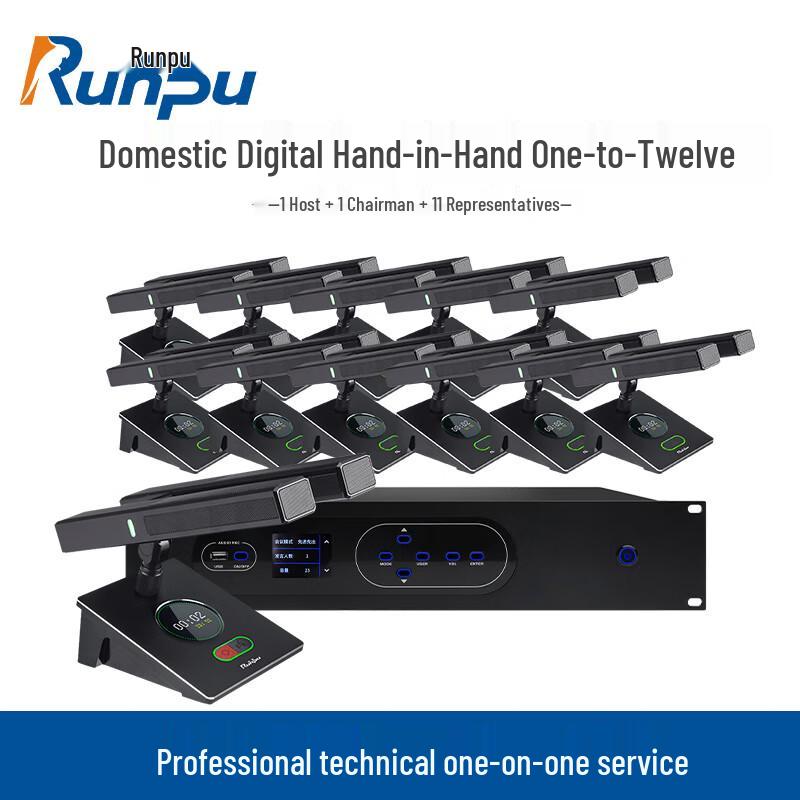 Runpu RP-YS6660 Wired Daisy-Chain Conference Microphone System (CN version)