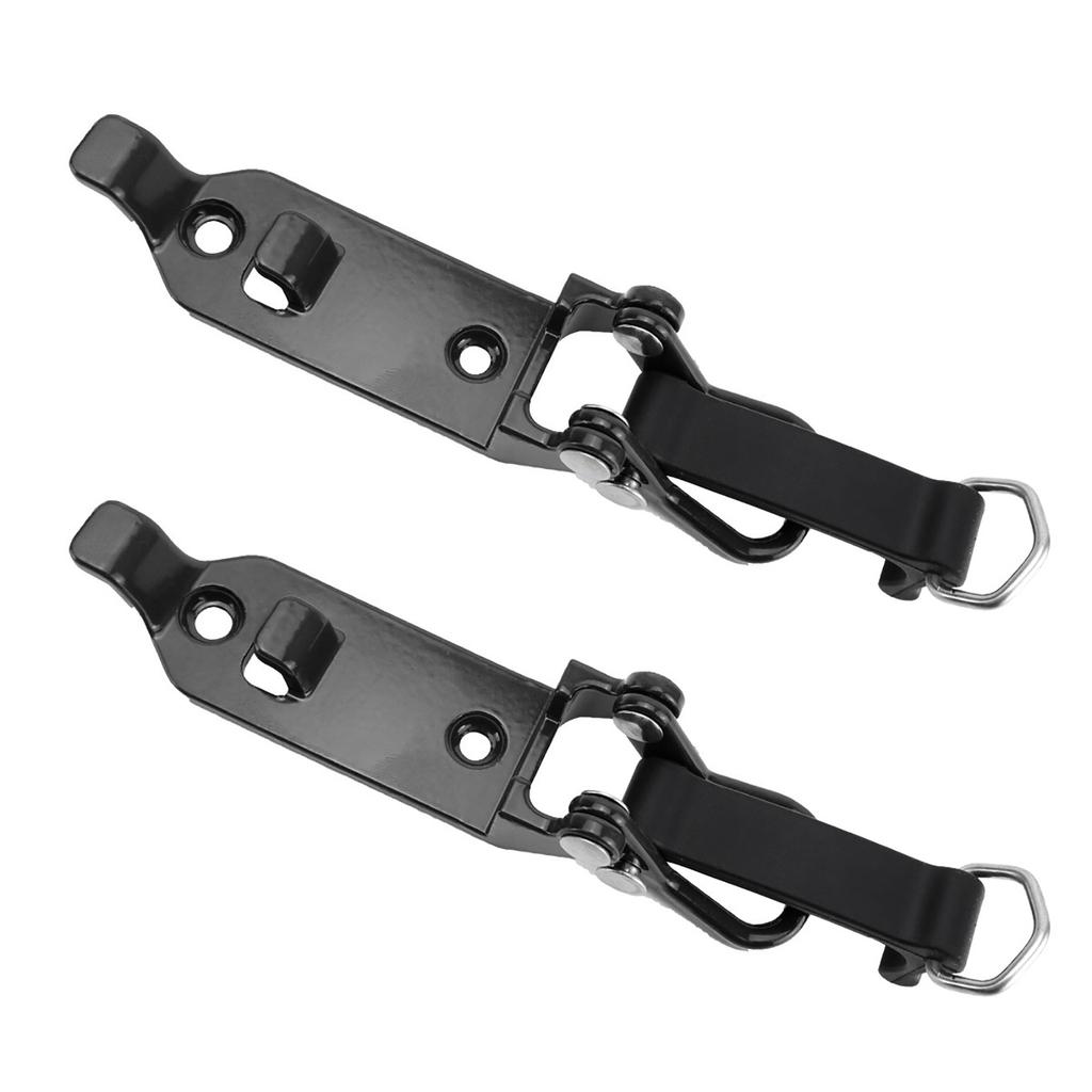 2PCS Shovel Holders, Metal Shovel Mounts for Roof Rack, Quick Release Mount Kit for Trucks Boats, Wall Mounting Brackets Black