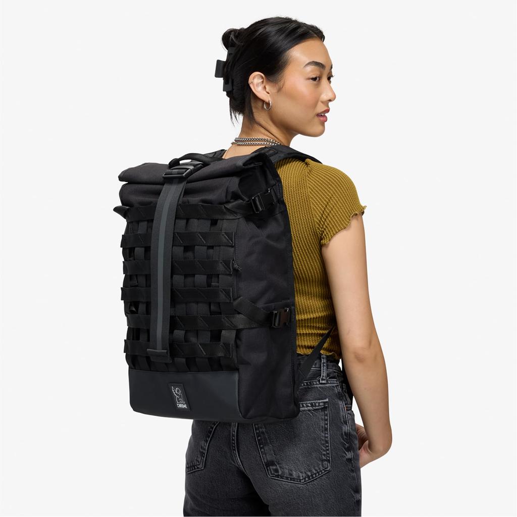 Chrome BARRAGE 22L PACK Backpack (Current Model) BKBLACK Black 22L Fully Waterproof