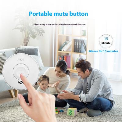 WIFI Akıllı Ev Yangın Duman Alarmı Kablosuz Duman Alarm Dedektörü
