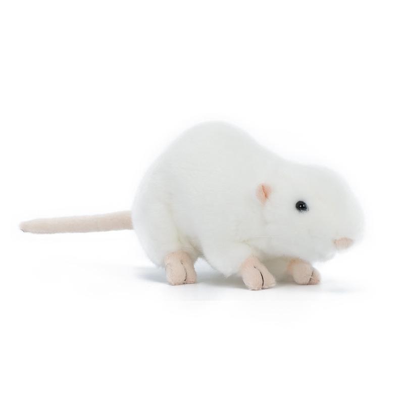 

New Cute Doll Trendy Play Small Doll Mouse Doll Plush Doll Toy білий