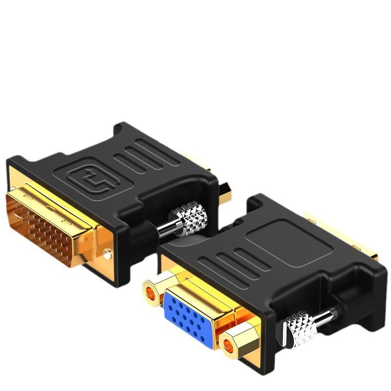 Dvi to vga connector graphics card computer interface cable vja converter 24 + 5 computer connection projector monitor
