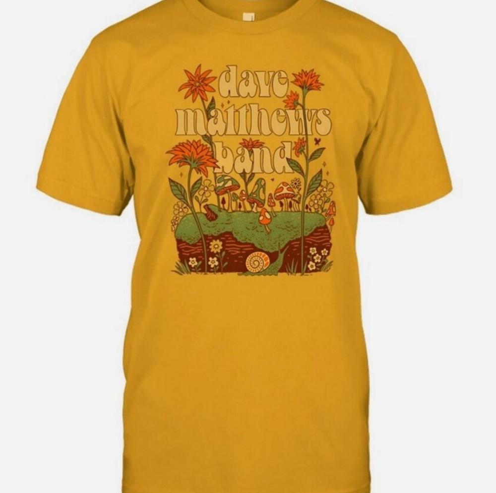 T-Shirt Dave Matthews Band Mushroom 2023 Shirt Size S-5XL Unisex T-Shirt M