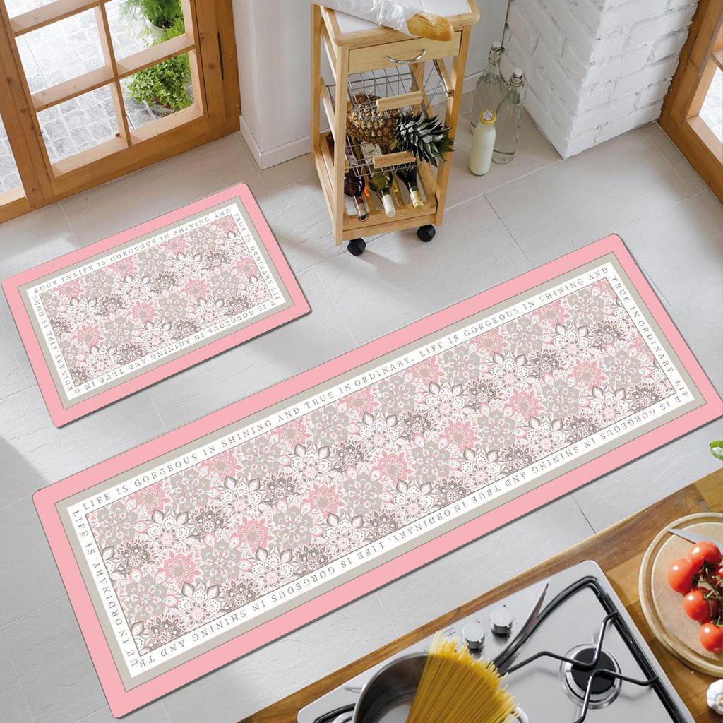 American Retro Water-Absorbing Non-Slip Kitchen Floor Mat