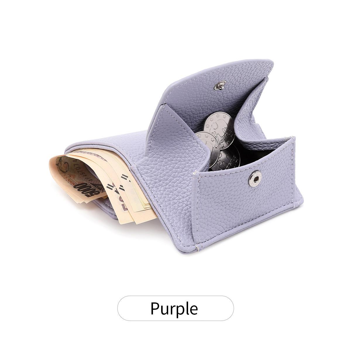 

Модный женский кошелек с блокировкой RFID, узор личи, короткий, тройной, держатель для кредитных карт, женский роскошный клатч, мини-портативный кошелек для монет