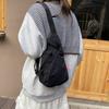 2025 new versatile fashion breast bag women's leisure outdoor sports messenger bag nylon lightweight portable shoulder bag
