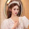 Tassel Bride Headdress Luxury Crystal Beads Hairband Fashion Bridal Headwear  Hair Accessories