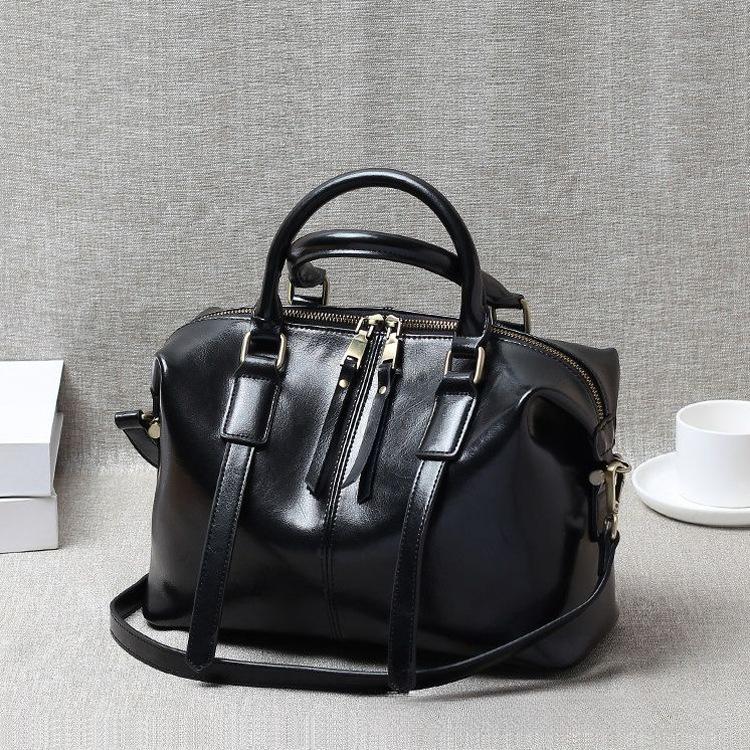 

Handheld Women s Bag Leather Shoulder Messenger Bag бордовий