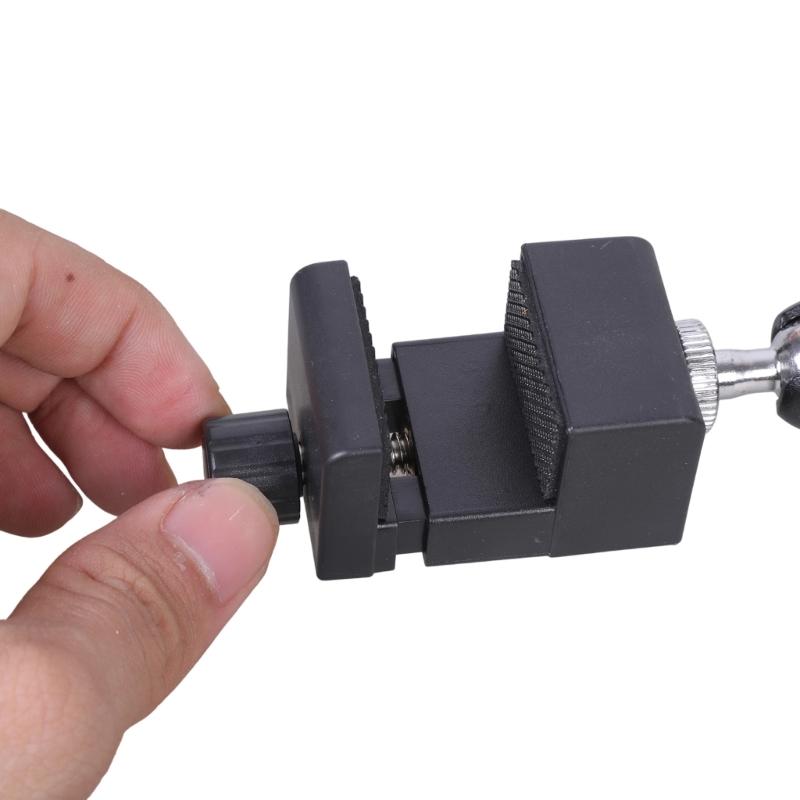 Double 1/4 Inch Screw Mount Clamp Bracket Suitable for Camera Tripods Phone Holders Navigation Mounts 48mm Thick Support