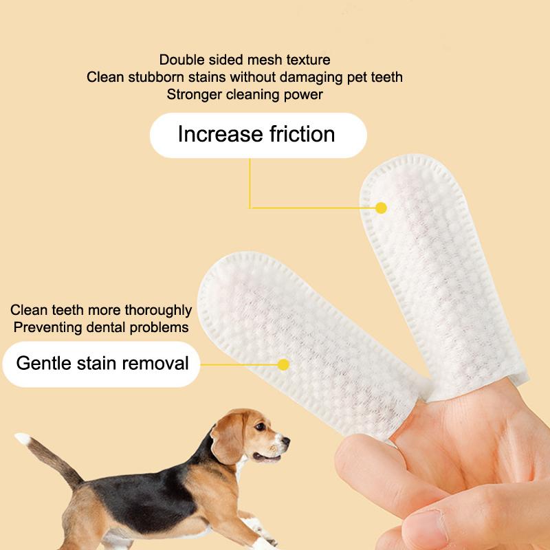 1-6Bag Pet Wipes Gloves Dog Clean Spa Leave-In Deodorizing Dry Cleaning Cat Wipes For Dogs And Cats, Bath Gloves, Cleaning Suppl