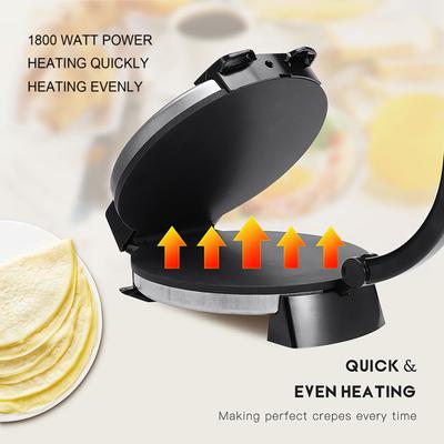 2000W Electric Non-Stick Crepe Pizza Paratha Pancake Maker Baking Pan Machine