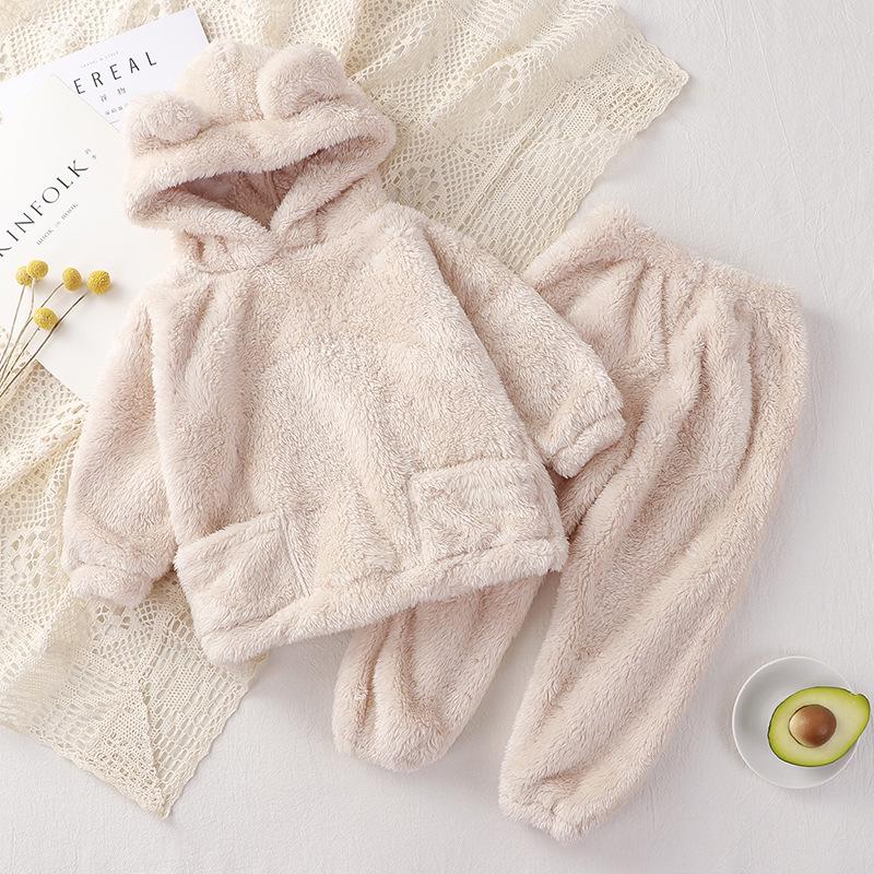 Little Bear Autumn/Winter Pajama Set for Toddlers & Kids - Cute, Warm, High-Grade Outerwear