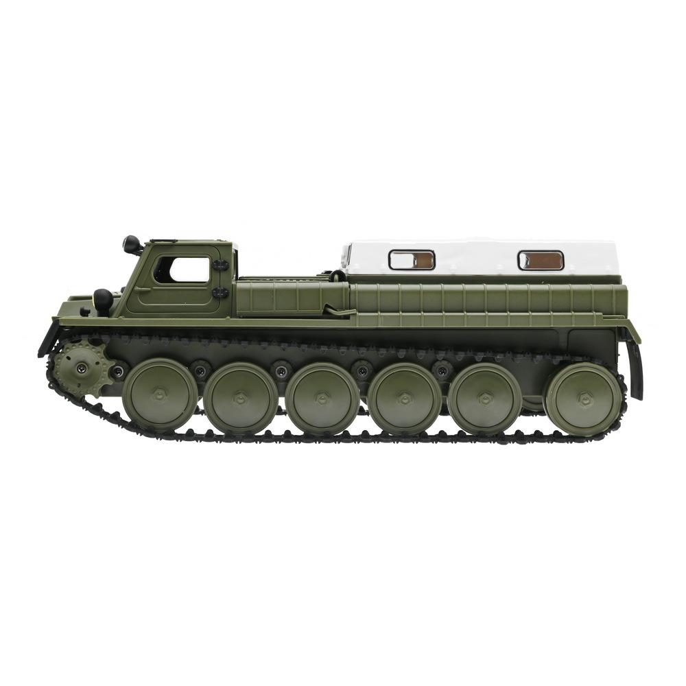 WPL E-1 1/16 RC Tank 2.4G Full Scale Tracked Transport Vehicle 4WD Tracked Remote Control Vehicle Children Toy Gift