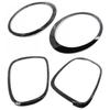 BLH1 Headlamp Bezel Tail Light Trim Ring Glossy Black for Mini Cooper F55 F56 F57 with Installation Tool