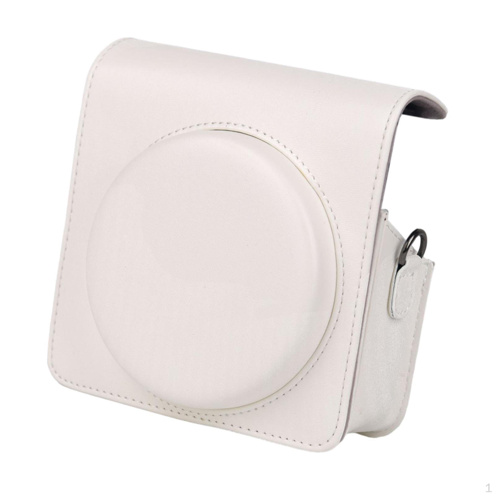 

Защитный чехол для камеры Instax Square SQ6, сумка для переноски, простая, устойчивая к царапинам, со съемным чехлом белый