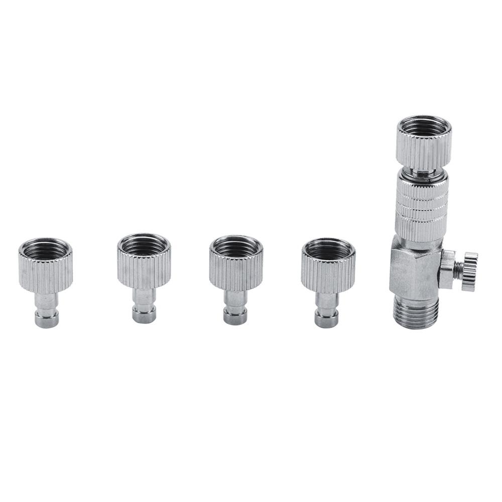 5Pcs 1/8 Interface Quick Connector Quick Connect Portable Airbrush Fitting Stable Durable Adapter Plug Compressor Connect