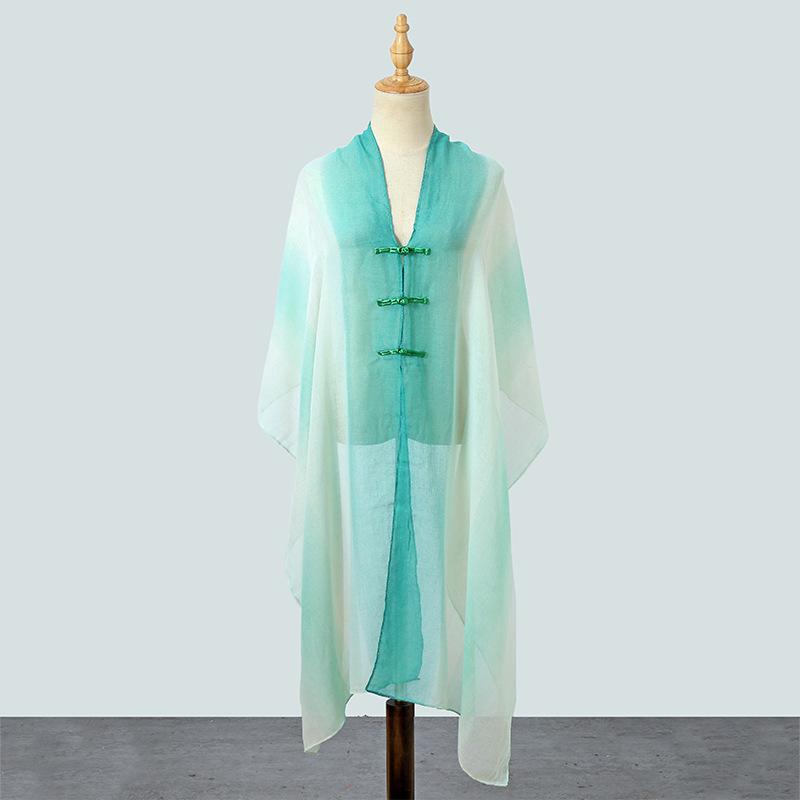 Elegant Women Thin Silk Scarf Wrap Shawl Print Ladies Sunscreen Bandanas Hijab Mujer Boho Scarve Pareo Casual Chinese Style New