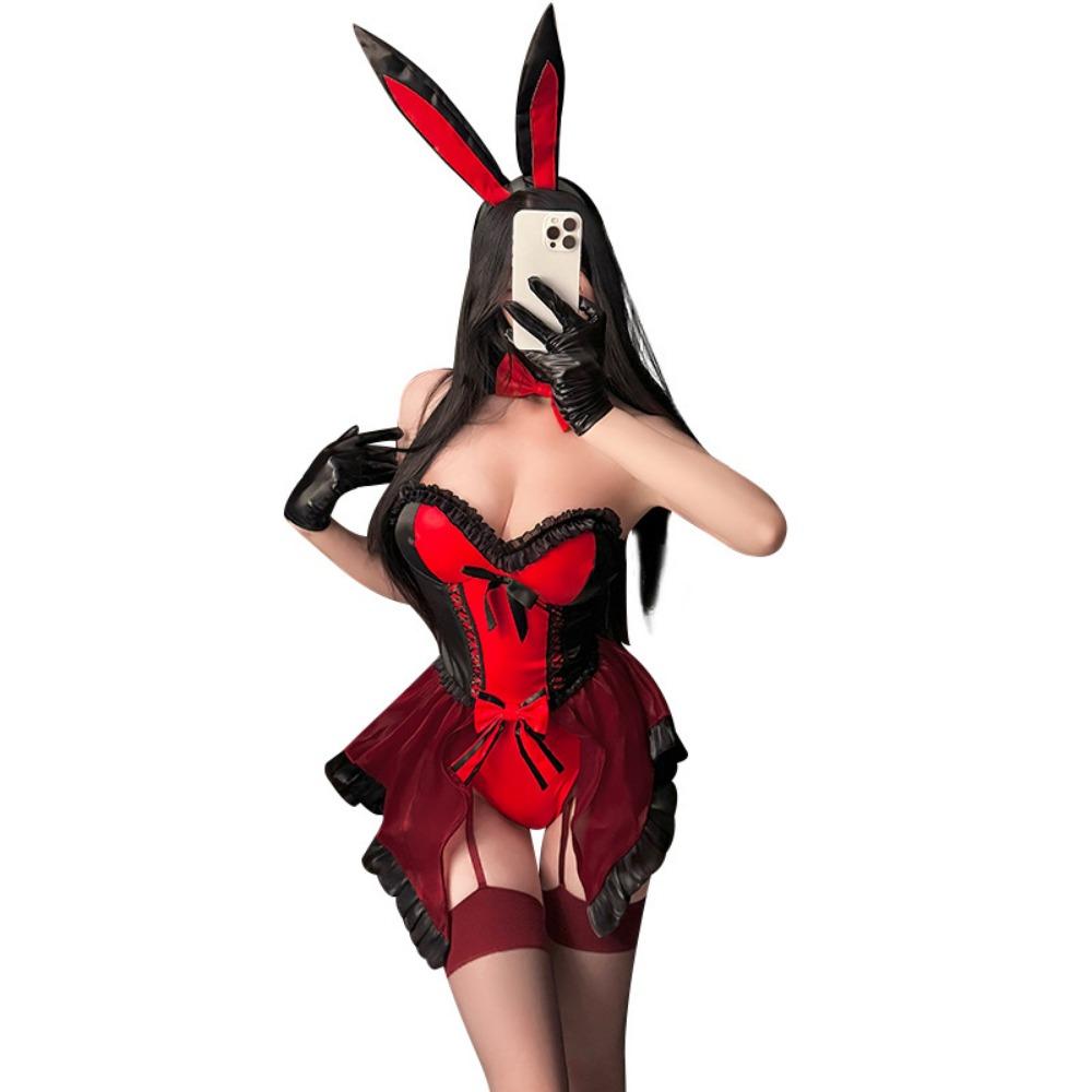 Xianyi Erotic Underwear Halloween Pure Desire Bunny Uniform Temptation Sexy Small Chest Free Suit Qqny599