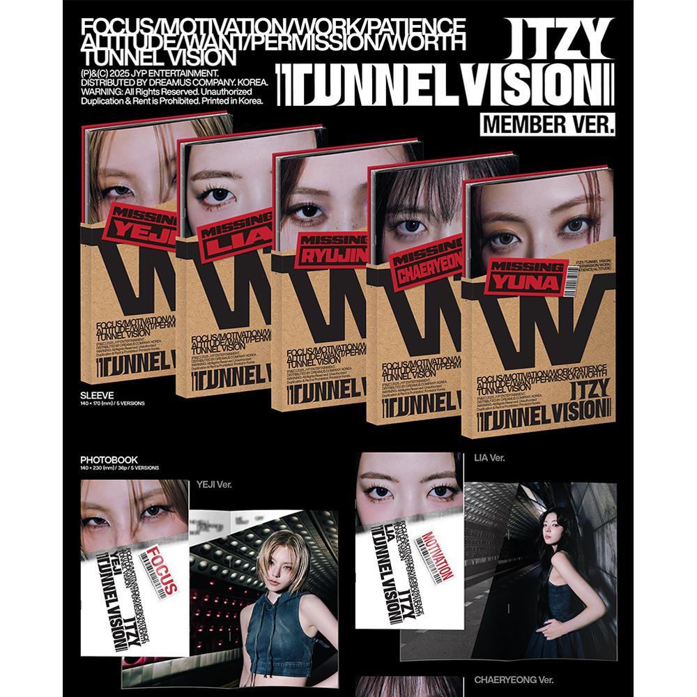 [Pre-order] ITZY - TUNNEL VISION (Member Ver.)
