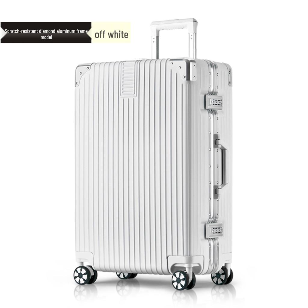 Aluminum Frame Luggage with Universal Wheels: 20", 24", 26" & 28" Carry-On Options for Students & Travelers