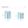 Cylinder Paper Towel Box Plastic Napkin Holder New Roll Tissue Box  Household Use