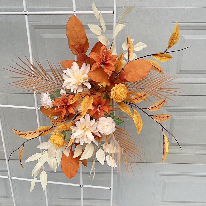 Complete Wedding & Banquet Artificial Flower Set: Ground Rows & Table Decor