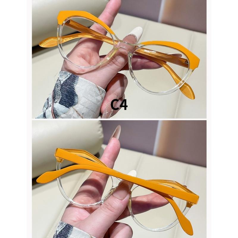 Dámské brýle: trendy nadrozměrné kočičí brýle v barevných blocích