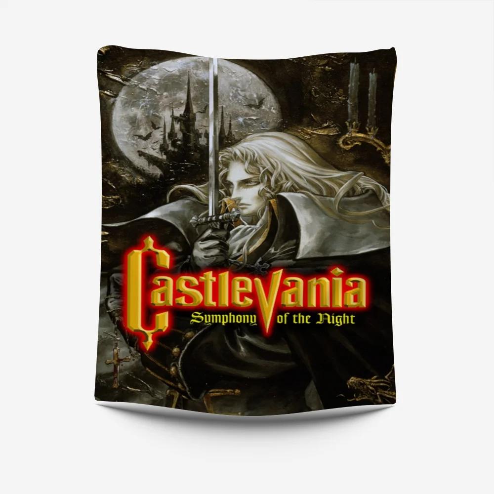 Dark Fantasy Warrior Tapestry  Intricate Mythical Design Perfect for Game Room or Man Cave Decor Large Wall Hanging Artwork