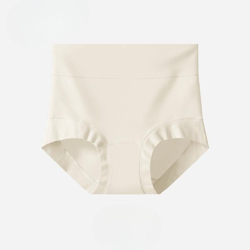 Large Size Women's Summer Cotton Antibacterial Breathable High Bounce Belly Not Pinched Hip No Scratch Briefs