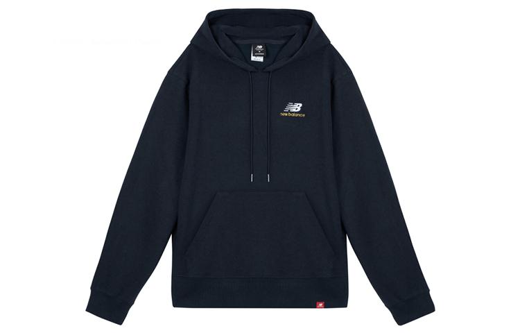 New Balance Sweatshirts Unisex Navy Blue Hooded Moderate AMT11550-ECL XXL