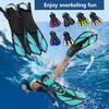 Outdoor Sports Snorkeling Set High-definition Diving Mask Flexible Adjustable Fins Snorkeling Gear