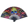 Skládací zářivkový ventilátor, desetipalcový skládací ventilátor Kung Fu pro line dance, večírky a akce