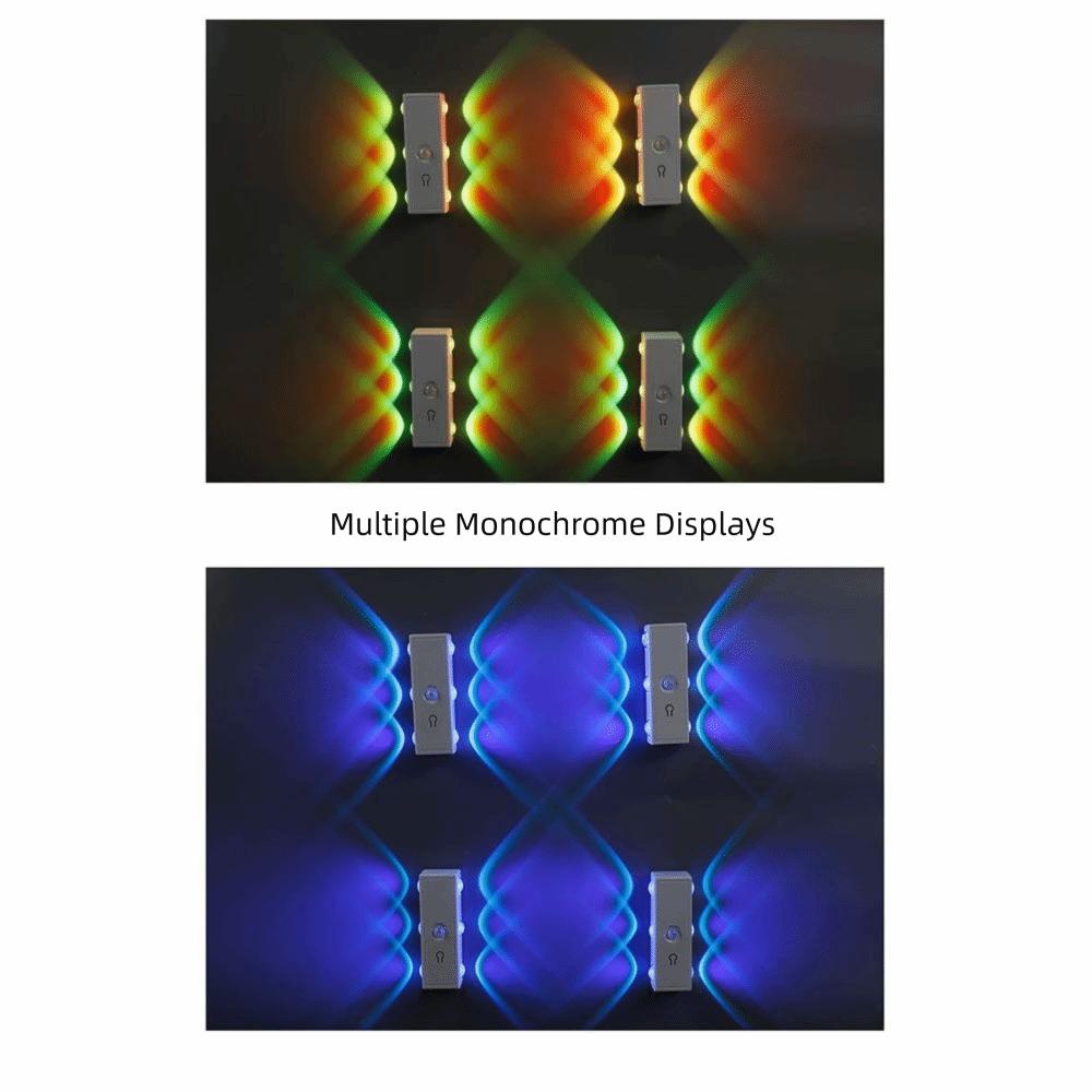 USB Rechargeable Motion Sensor Wall Light 3 colors / RGB RGB Wall Lamp Under Cabinet Light  Office